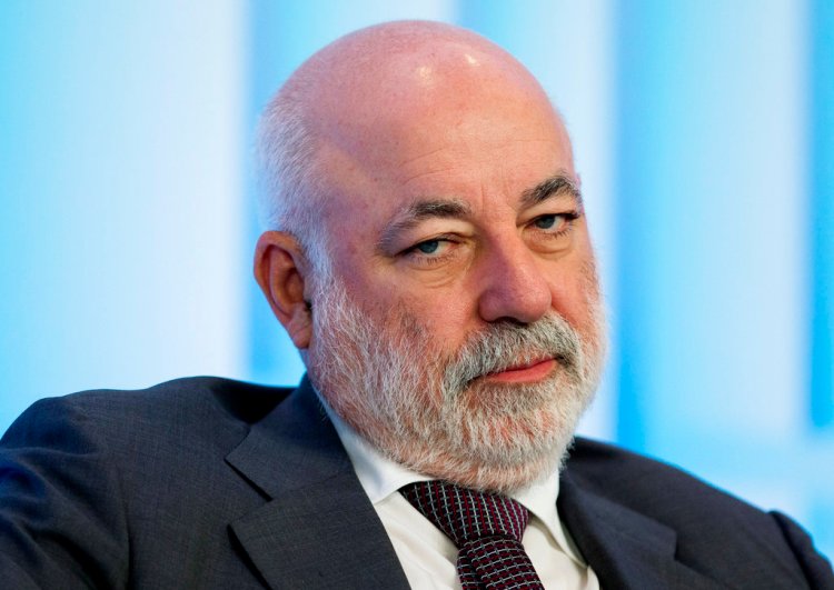 Russian businessman Viktor Vekselberg attends the Russian International Affairs Council in Moscow on May 31, 2016. 