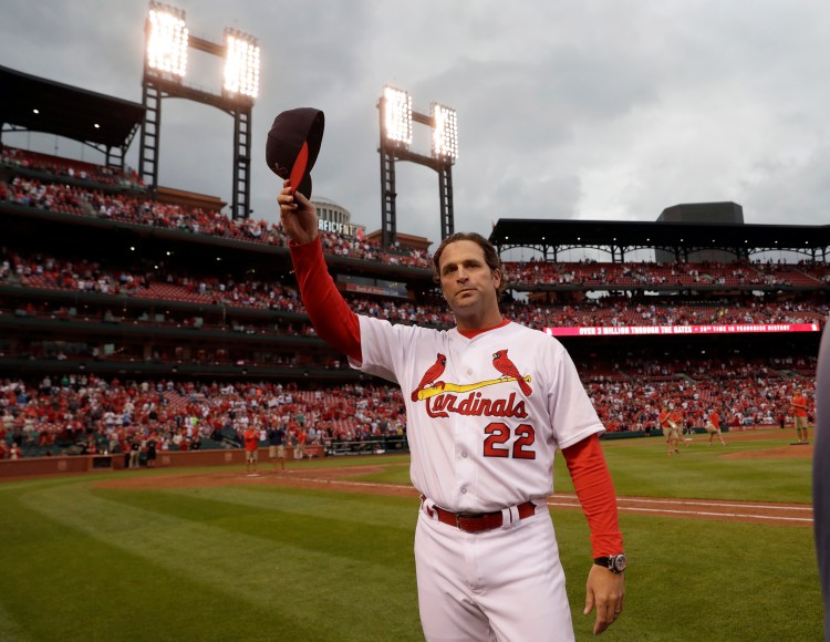 The Cardinals announced 
Mike Matheny's firing after an 8-2 loss to the Cincinnati Reds on Saturday night, a defeat that dropped St. Louis to 47-46 and seven games back of the NL Central-leading Chicago Cubs.