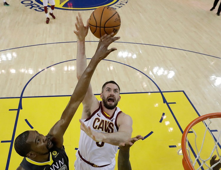 All-Star forward Kevin Love has signed a new four-year, $120 million contract with the Cleveland Cavaliers, who are beginning anew following LeBron James’ departure. 