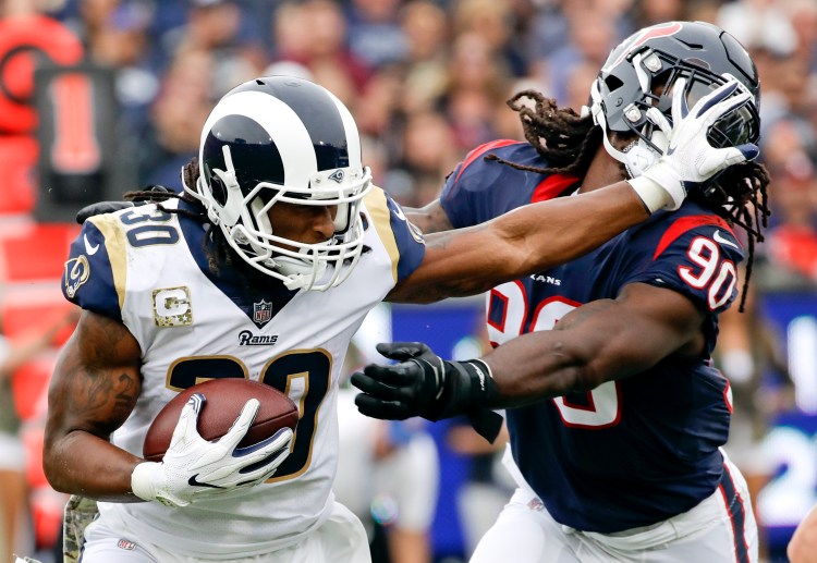 Todd Gurley has agreed to a lucrative contract extension with the Rams. Rams General Manager Les Snead confirmed the new deal Tuesday, July 24, 2018, for the NFL’s offensive player of the year. The Rams didn’t announce the terms of the deal, but ESPN says it’s a four-year extension worth $60 million through 2023. 