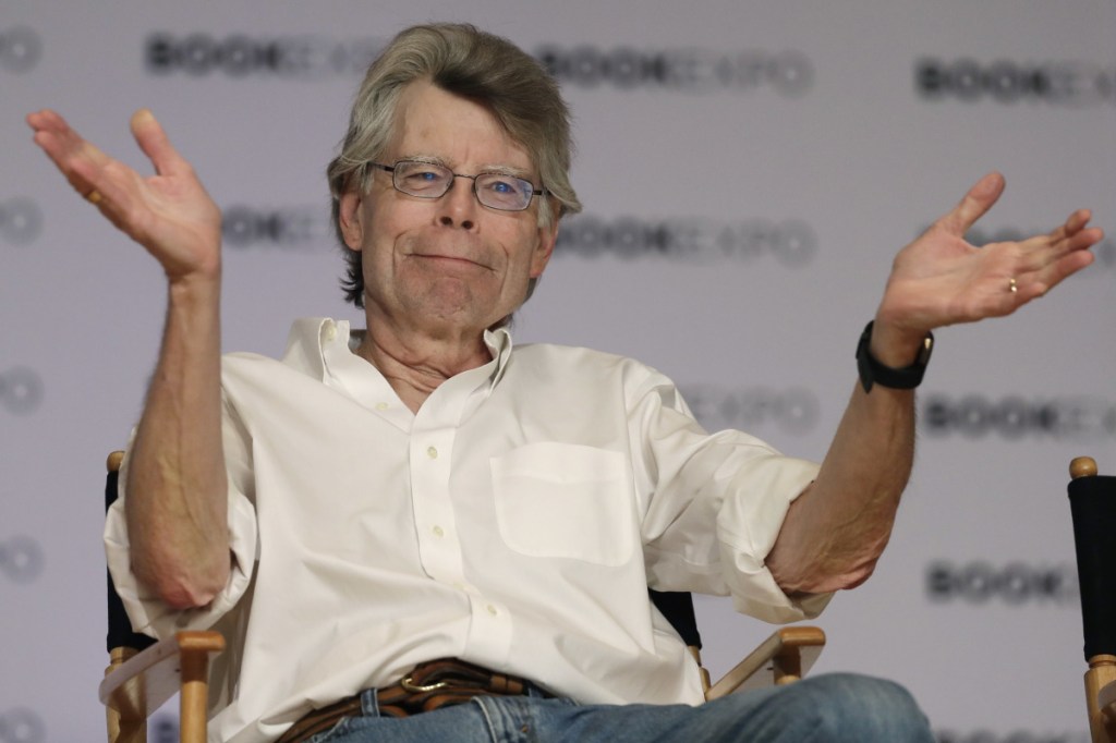 Maine horror author Stephen King has been bushy, busy, busy.