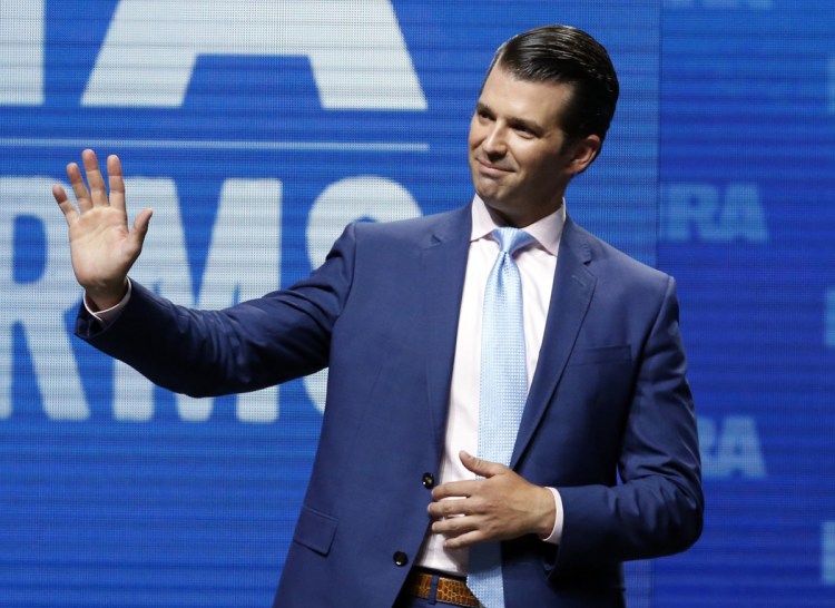 Donald Trump Jr. plans to attend a fundraising event in Maine on Oct. 1, 2018