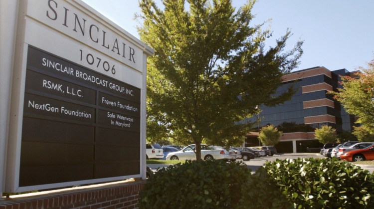 Sinclair Broadcast Group headquarters in Hunt Valley, Md. Tribune Media is ending its $3.9 billion deal with Sinclair.