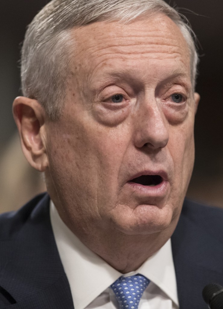 One of two envelopes suspected of containing ricin was addressed to Defense Secretary Jim Mattis.