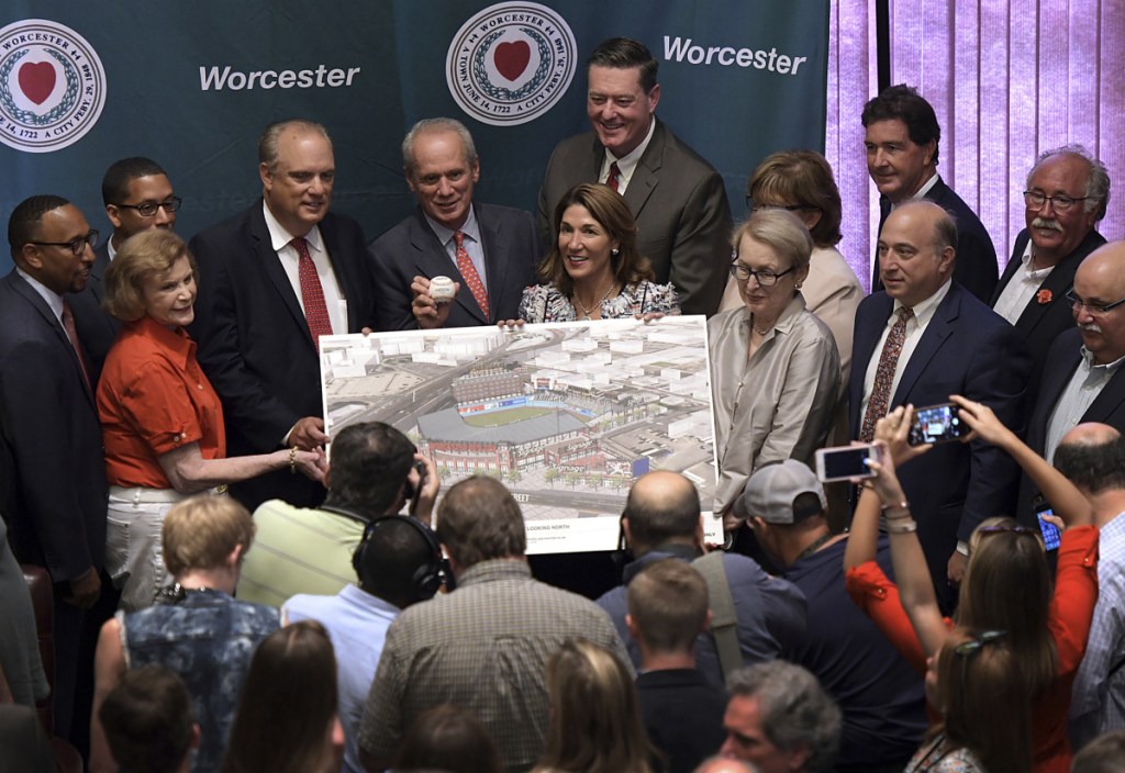 The city of Worcester, Massachusetts, plans to build a $90 million stadium for the Triple-A affiliate of the Boston Red Sox.