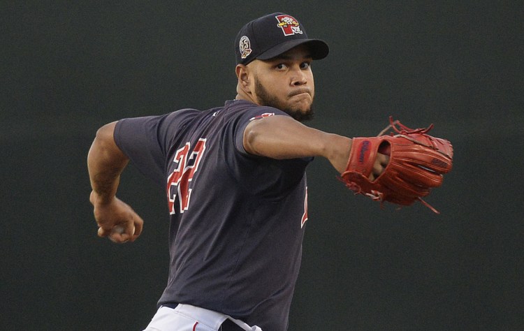 Eduardo Rodriguez of the Boston Red Sox, pitching Monday night for the Portland Sea Dogs on a rehab assignment, allowed one hit in four shutout innings and struck out right. Plus he felt no pain in the ankle that sent him to the disabled list. The Sea Dogs defeated New Hampshire, 4-3.