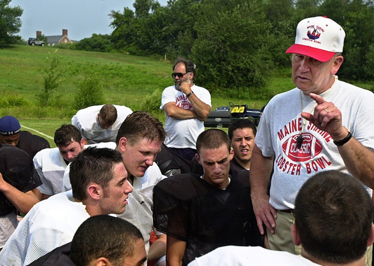 Even after leaving the high school coaching ranks, Mike Haley stayed involved with football through the Maine Shrine Lobster Bowl and as a board member for the Maine Football Coaches Association.