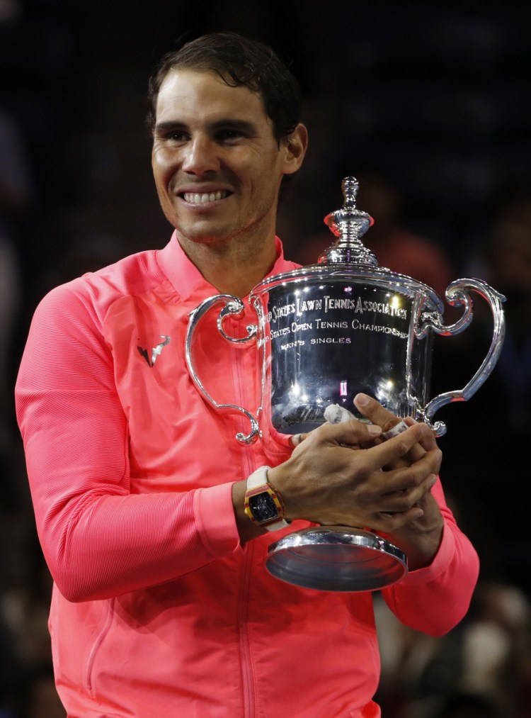 Defending champion Rafael Nadal, Roger Federer, Andy Murray and Novak Djokovic will play in a Grand Slam together for the first time since Wimbledon in 2017.