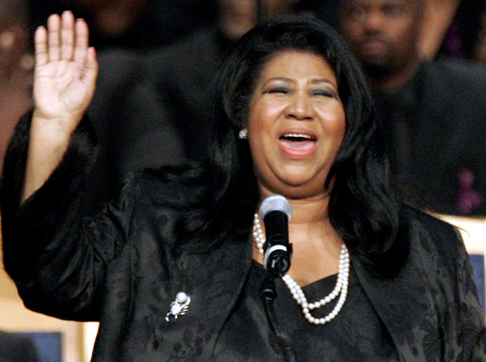 Aretha Franklin, shown in 2005, died Aug. 16 of pancreatic cancer at 76.