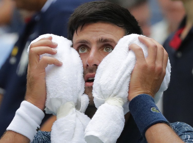 Novak Djokovic was in "survival mode" in winning his first round match at the U.S. Open on Tuesday in New York. Djokovic outlasted Marton Fucsovics 6-3, 3-6, 6-4, 6-0.