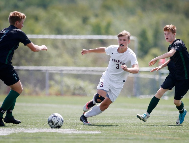 Andrew Rent of Gorham, entering his junior season, knows where teammates are on the field, which led to nine assists last season to go with six goals.