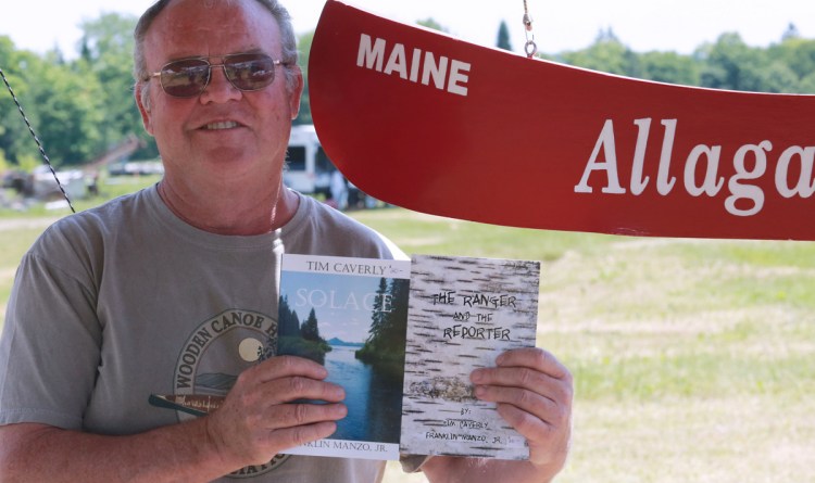 Maine author Tim Caverly at Maple Meadows Farm Fest in 2016.