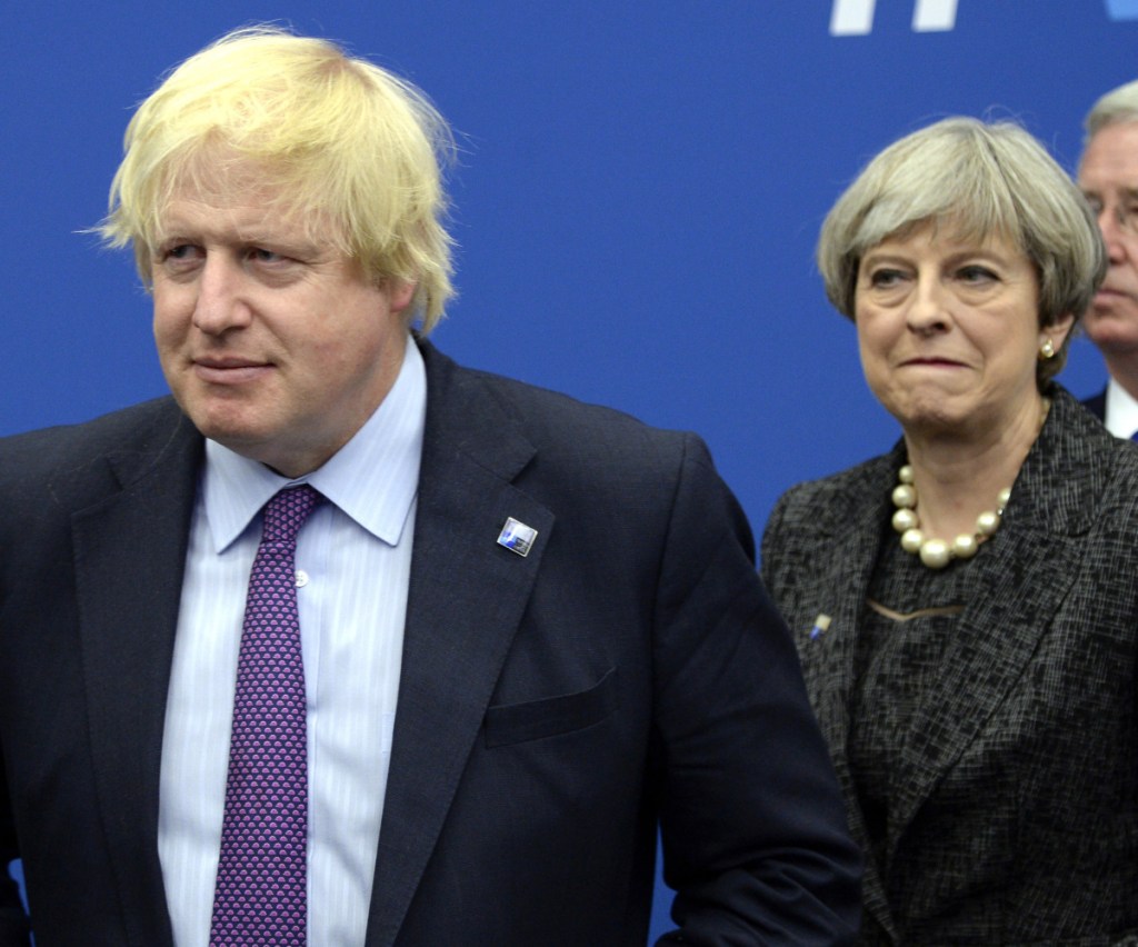 British Foreign Secretary Boris Johnson slammed Prime Minister Theresa May's Brexit policy in a newspaper column on Monday.
