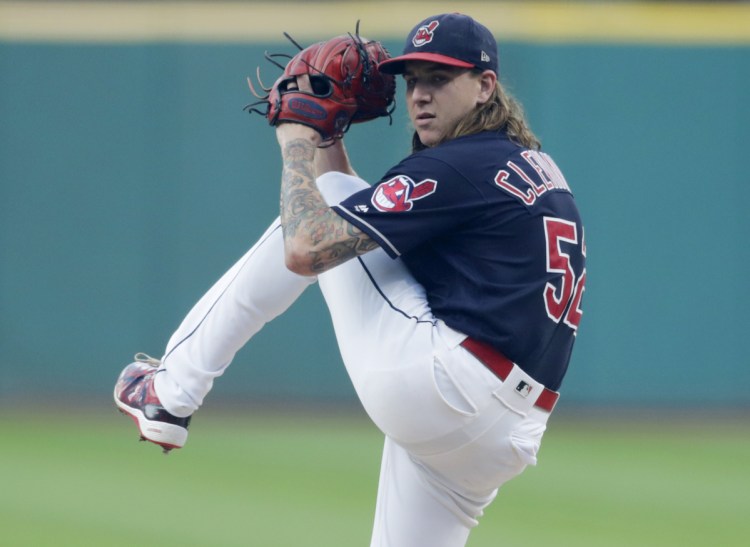 Cleveland starter Mike Clevinger struck out 10 on Tuesday night as the Indians topped the Royals 9-3 to break a three-game losing streak.