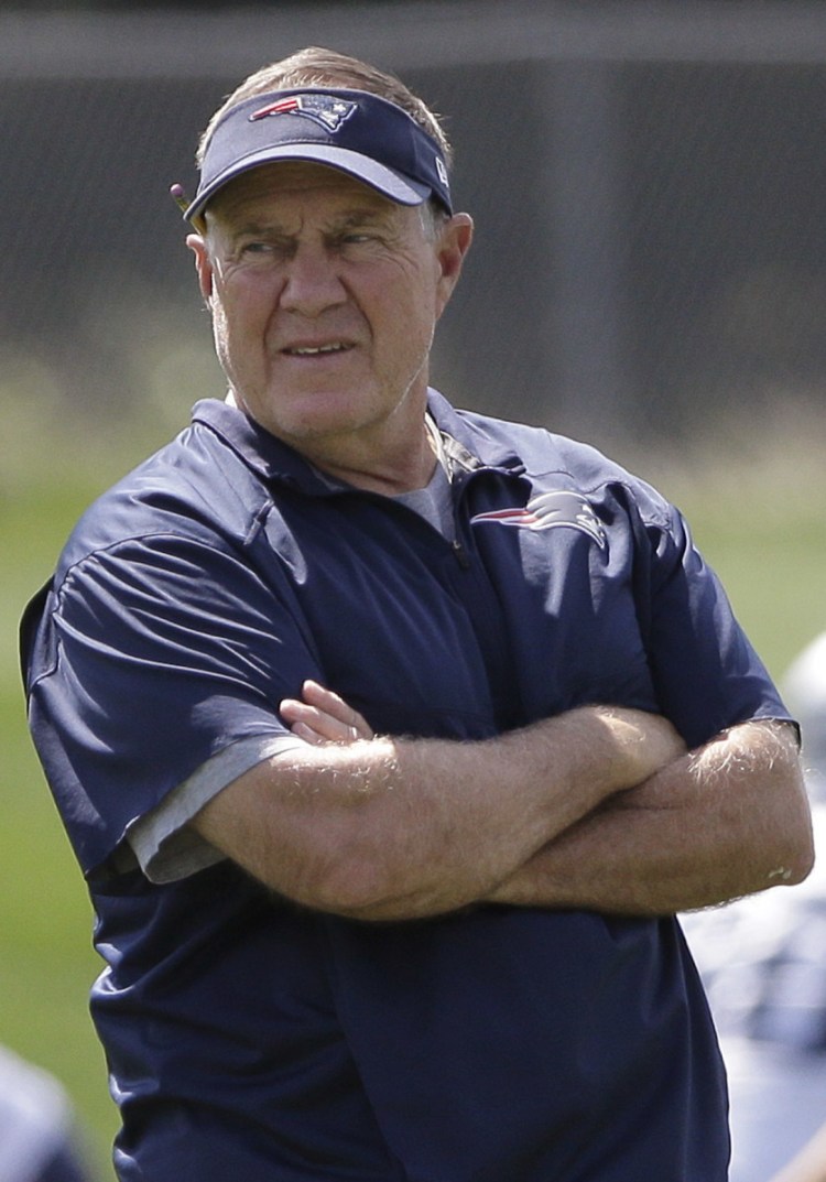 Patriots Coach Bill Belichick starts his 44th season coaching in the NFL, 24th as a head coach, on Sunday when the Texans visit Foxborough, Mass.