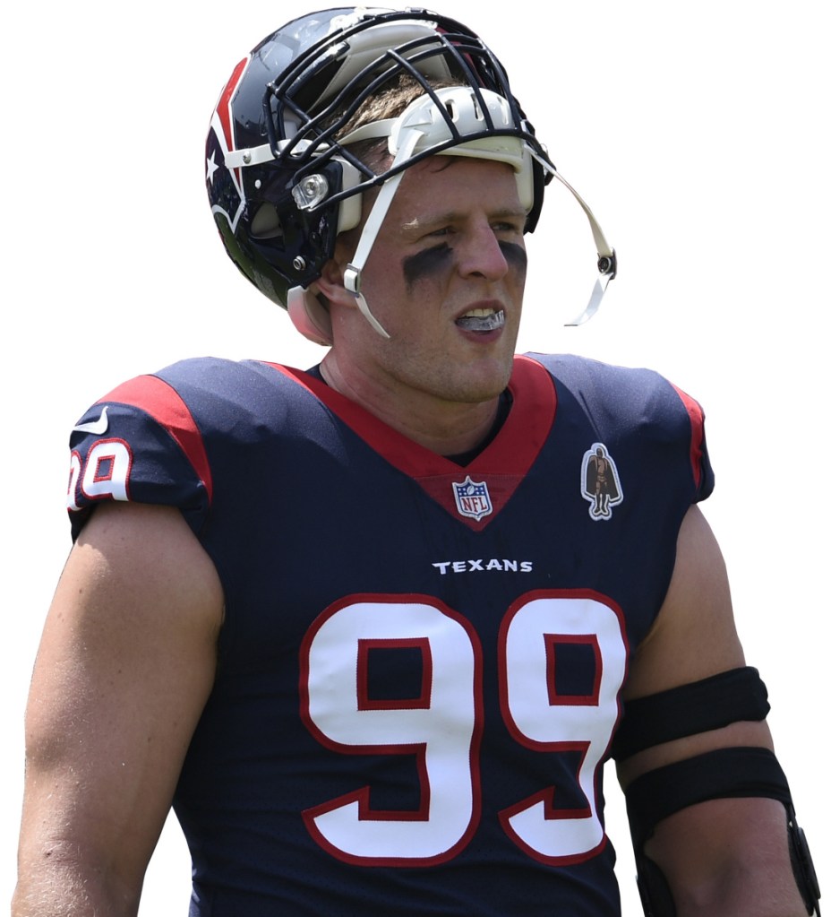 Houston defensive end J.J. Watt is hungry to play football after being limited to just eight games the past two seasons. He gets his chance on Sunday when the Texans travel to Foxborough, Mass. to play the Patriots.