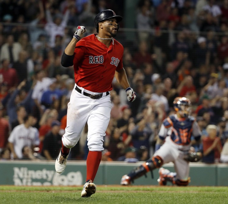 Xander Bogaerts hit home runs in consecutive games this weekend against the Houston Astros, matching his career high of 21 in a season – just one of his career highs.