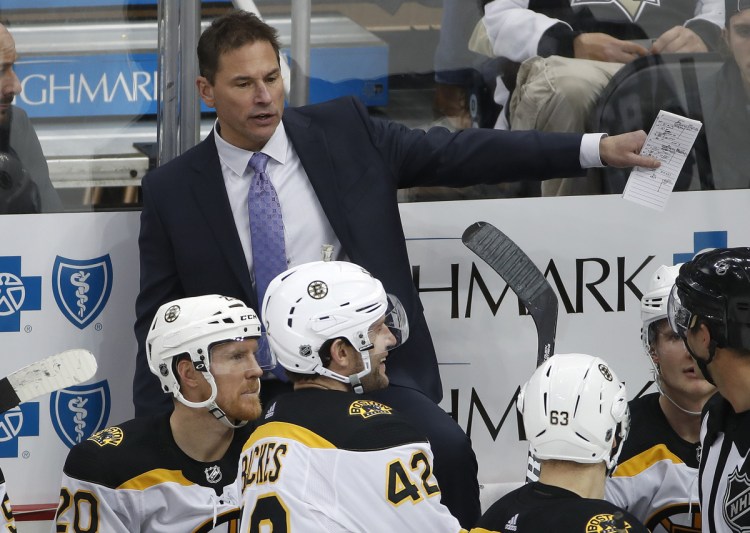 Bruins Coach Bruce Cassidy will have half his team with him for two exhibition games against Calgary in China. He's hoping the team can make the most of the trip, on and off the ice.
