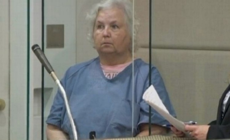 Nancy Crampton Brophy appears in Circuit Court of Multnomah County in Oregon. Brophy wrote sensuous mysteries, such as "Hell on the Heart" and "The Wrong Husband." She was arrested on Sept. 5.