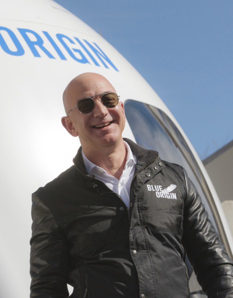 Jeff Bezos, chief executive officer of Amazon.com, at an event in Colorado Springs in 2017.