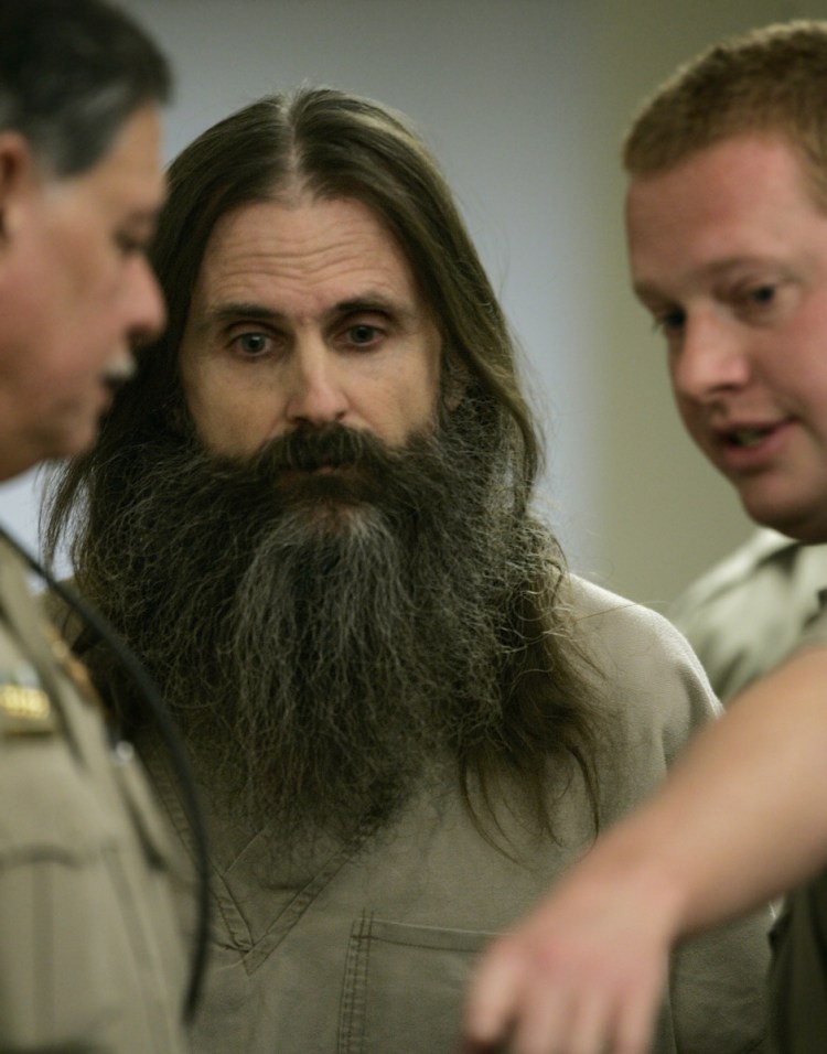 Brian David Mitchell, whose "visions" led him and Wanda Barzee to kidnap Elizabeth Smart, is seen at a court proceeding in 2005.