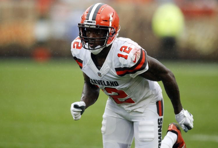 The New England Patriots have sent a fifth-round draft choice to the Cleveland Browns to acquire wide receiver Josh Gordon from the Cleveland Browns. (Jeff Haynes/AP Images for Panini, File)