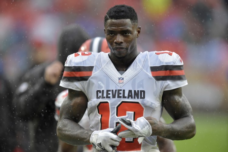 The New England Patriots acquired Josh Gordon from the Cleveland Browns on Monday for a fifth-round draft pick.