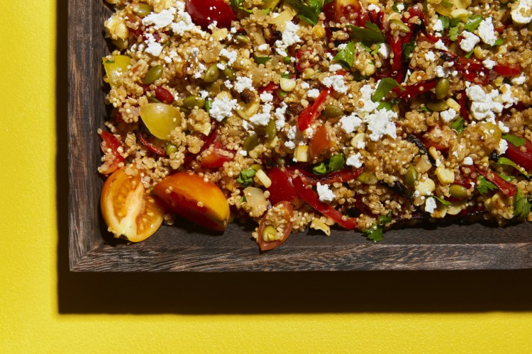 Summer Quinoa Pilaf capitalizes on the fact that quinoa responds well to being prepared like pilaf.
