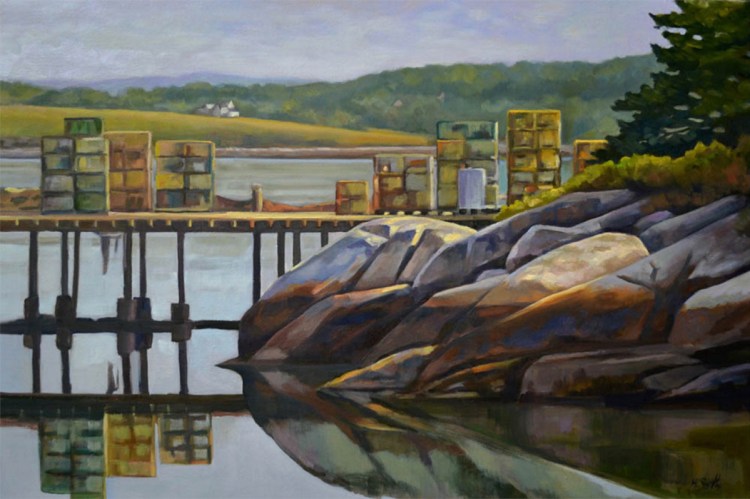 "Dock at Spruce Head" by Holly Smith