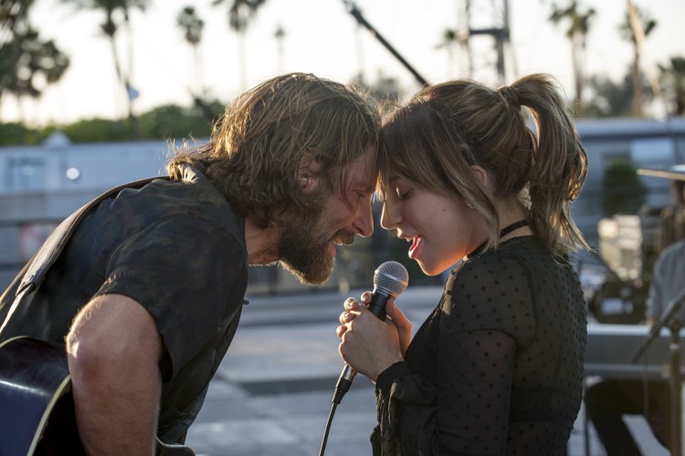 Bradley Cooper and Lady Gaga in the latest reboot of "A Star is Born."