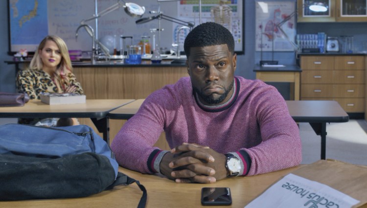 Kevin Hart stars in "Night School," the No. 1 earner at the box office in its opening weekend.
