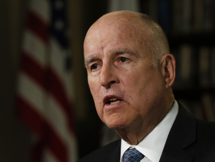 California Gov. Jerry Brown signed the nation's toughest net neutrality measure on Sunday, which may spur Congress to take national action.