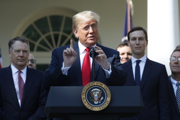 President Trump announces a revamped North American free trade deal Monday at the White House. The new United States-Mexico-Canada Agreement, reached just before a midnight deadline imposed by the U.S., replaces the 24-year-old North American Free Trade Agreement, which President Trump had called a job-killing disaster.