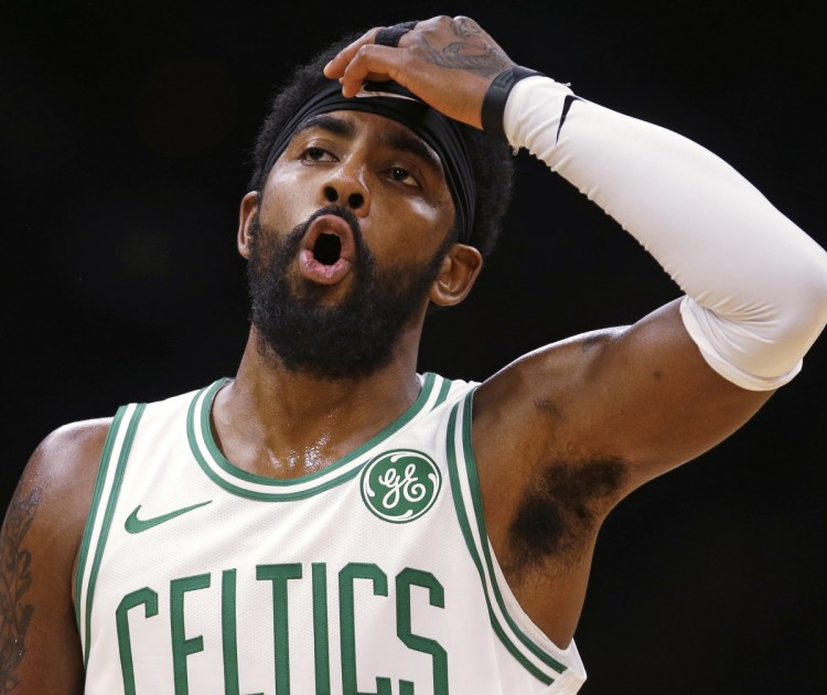 Kyrie Irving of the Boston Celtics said Monday that he hopes the whole flat-Earth controversy should end, and he learned to watch what he says.