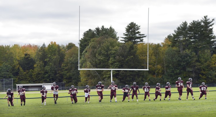 The Greely football team dresses just 18 or 19 players per game, but continues to win. After losing their opener to Noble, the Rangers then beat Mt. Blue, Cape Elizabeth and Westbrook.