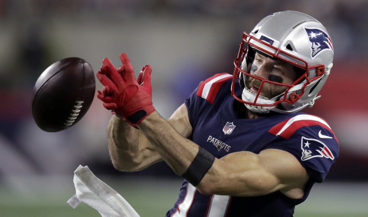 Julian Edelman did drop one key pass in his return to the lineup for New England following a four-game suspension. But Edelman also finished with seven catches for 57 yards in a 38-24 win.