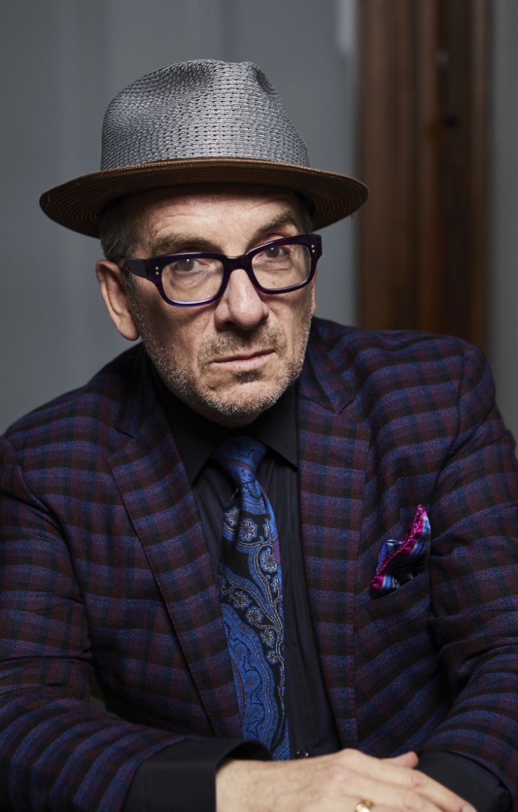 "Look Now," Elvis Costello's latest disc, will be available Friday.