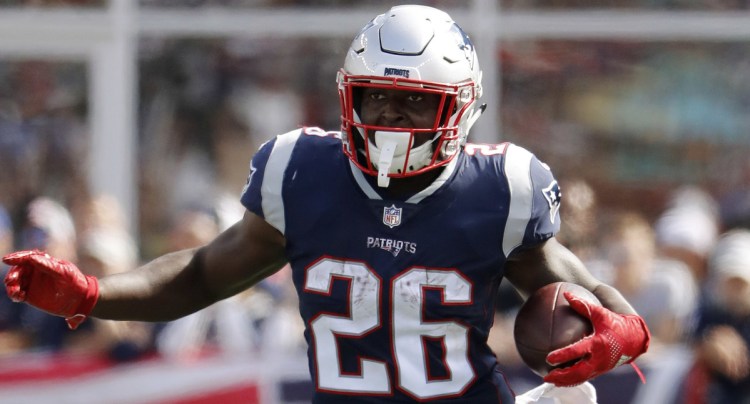New England running back Sony Michel is averaging 73.5 yards per game, good for eighth overall in the league. Not bad for a rookie who did not play in preseason because of injury and, like most first-year players, is still playing catch-up in learning the offense.