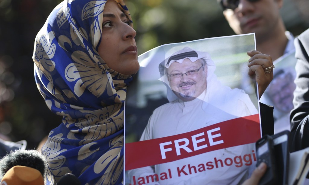 Congress should sanction the Saudi government if Saudi officials don't immediately explain what happened to Jamal Khashoggi on Oct. 2 and punish those responsible.