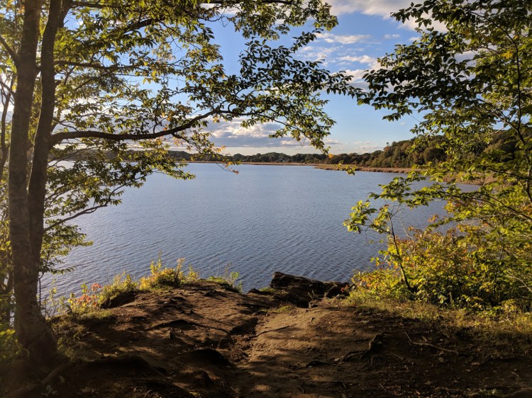 Great Pond is the largest freshwater body in Cape Elizabeth. (Photo by Jake Christie)
