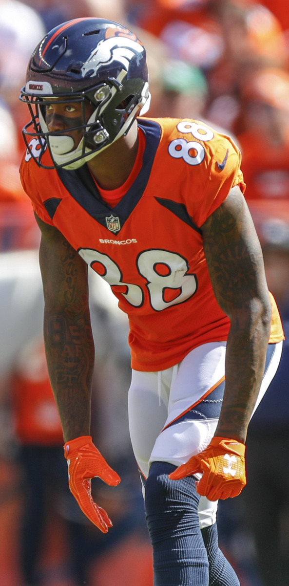 Wide receiver Demaryius Thomas was traded to the Houston Texans on Tuesday by the Denver Broncos, who cleared some salary-cap space.