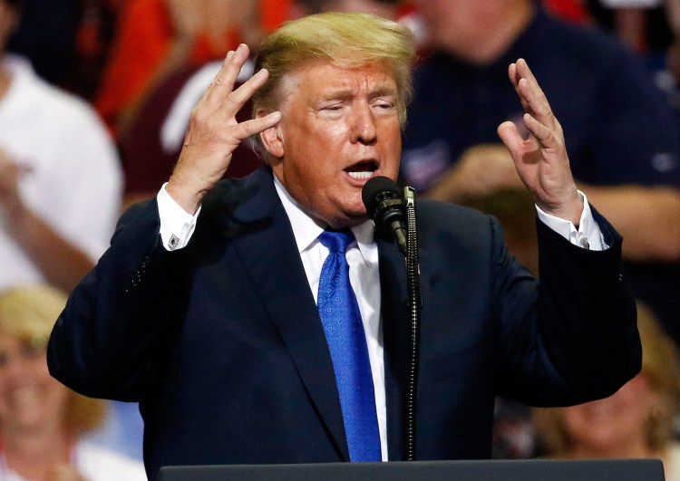 President Trump speaks at an Oct. 2 rally where he made fun of Brett Kavanaugh accuser Christine Blasey Ford. Such displays can do harm to young people, a reader says.