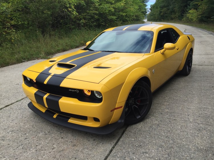 Buyers will find the Dodge Challenger SRT/Hellcat Widebody's colors a conversation-starter.