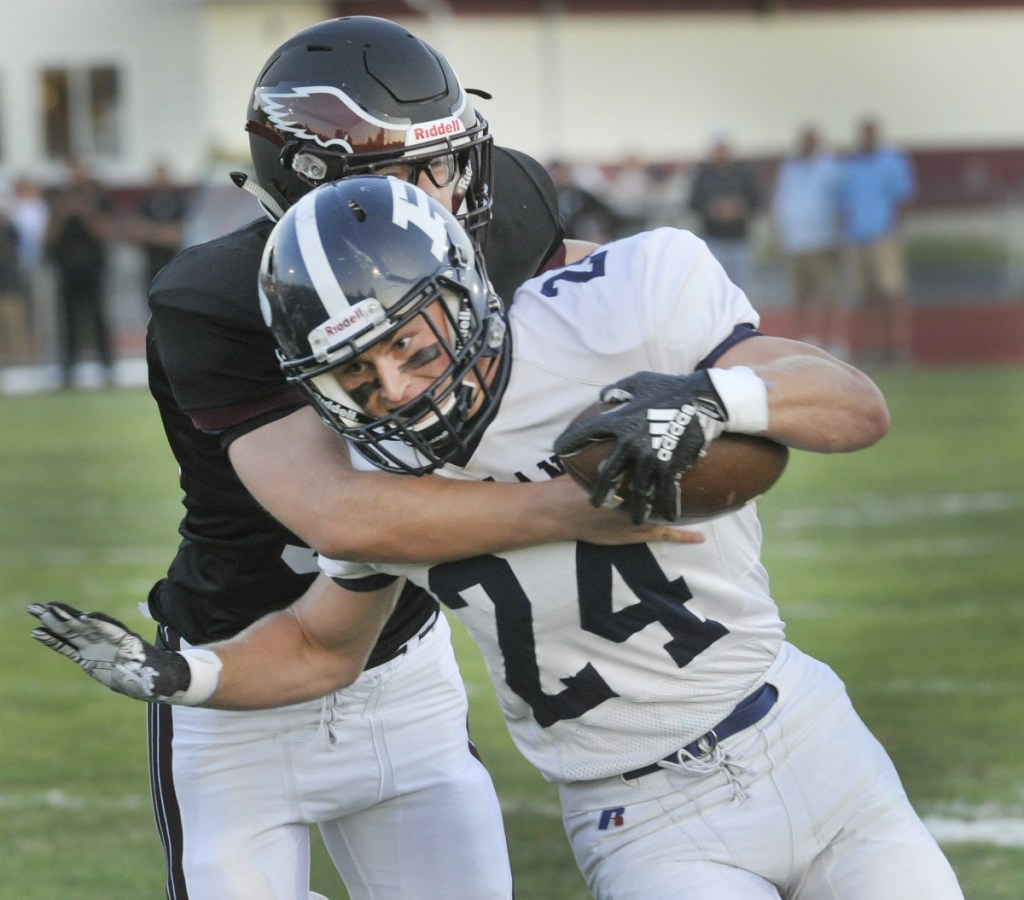 Portland's Zack Elowitch was the leading rusher in Class A North during the regular season.