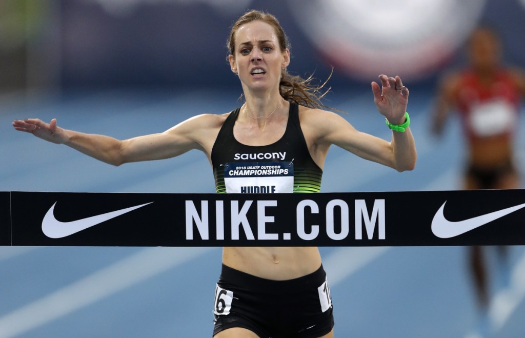 Molly Huddle, the U.S. record-holder at 10,000 meters and the half marathon, placed third in her marathon debut at New York in 2016 and is back for another try.