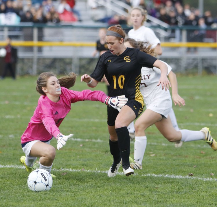 Prezli Piscopo, 10, has been a force for the Cape Elizabeth girls – one of the three soccer teams in the state with perfect records – head to the Class B final against Presque Isle at Hampden.