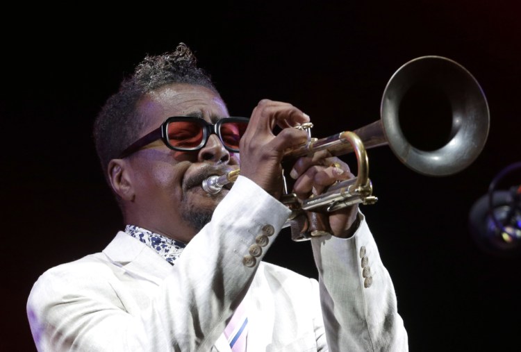 Roy Hargrove performs in July at the Five Continents Jazz festival in Marseille, southern France. He died Friday from cardiac arrest stemming from a longtime fight with kidney disease.