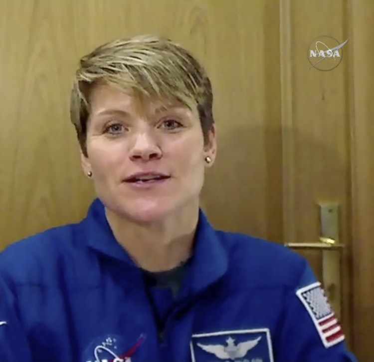 Army Lt. Col. Anne McClain of Spokane, Wash., will join a Russian and a Canadian on her first spaceflight Dec. 3.