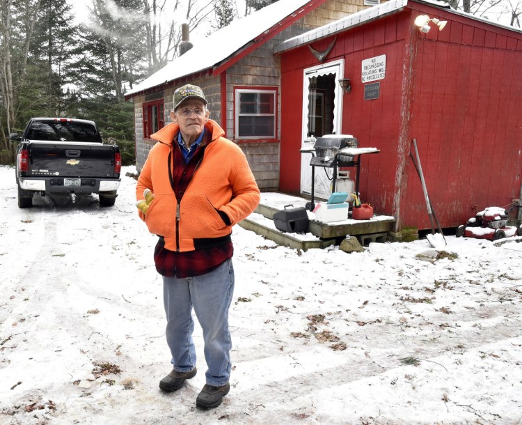 Bob Jones, an uncle to deceased hunter Todd Babula, of New Hampshire, talked Monday about how Babula and his brother Steve faithfully came to their hunting camp during deer season for many years. Game wardens found Babula's body nearby Sunday.