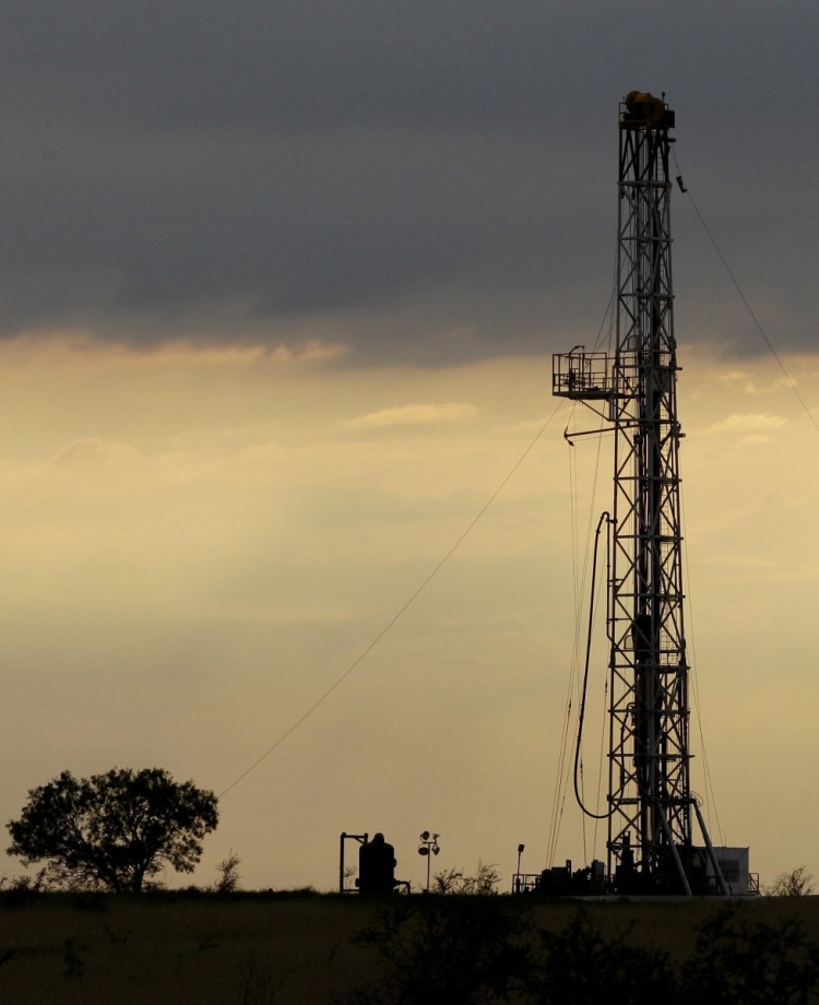 A drilling rig near Kennedy, Texas. The International Energy Agency said Wednesday that global oil supplies are growing rapidly as Saudi Arabia, the United States and Russia pump oil at a record rate in response to fears of higher prices as a result of renewed U.S. sanctions on Iran.